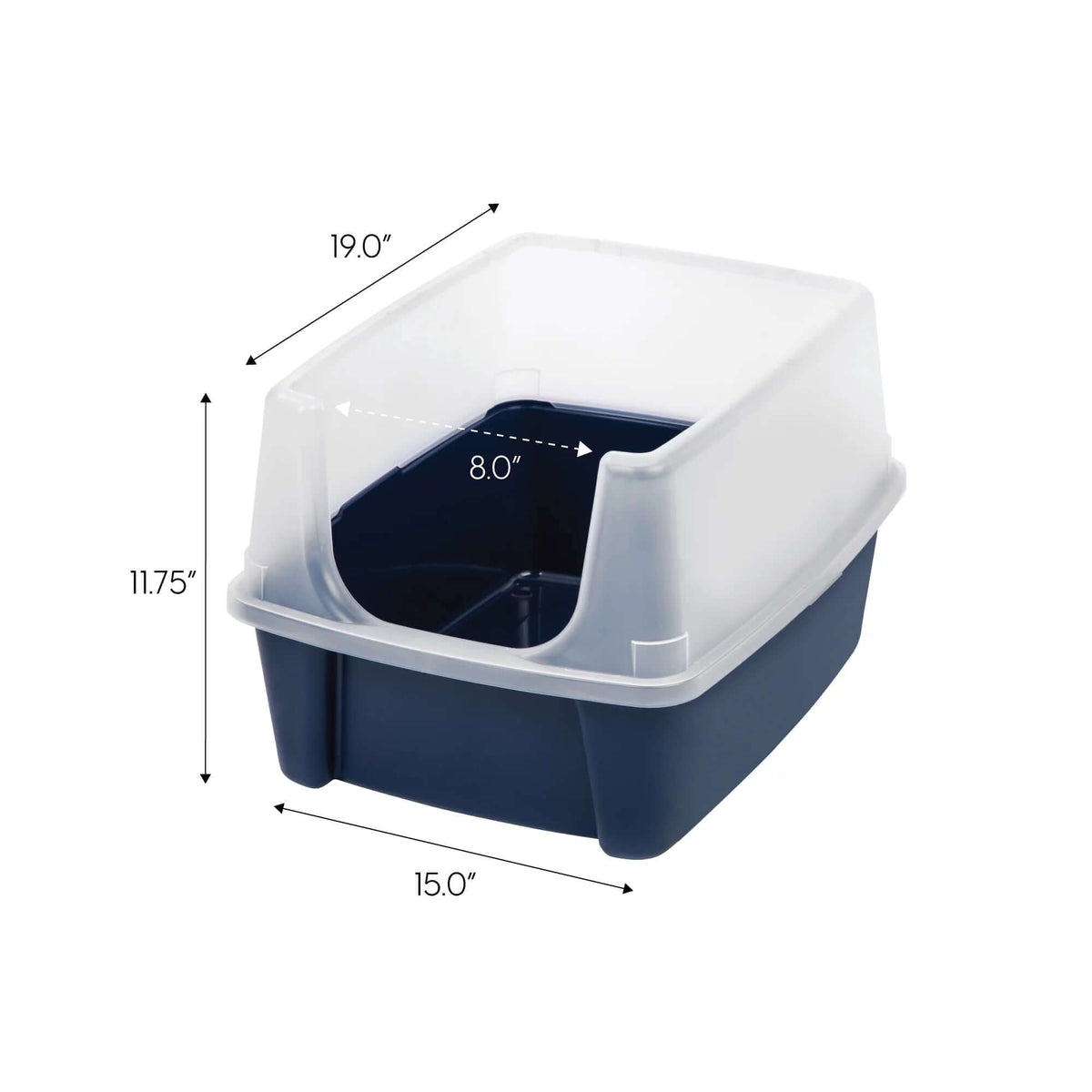High-Sided Cat Litter Box